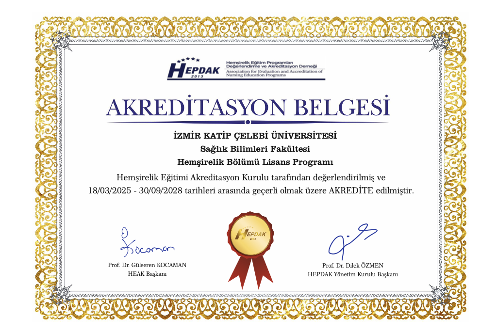 Hemşirelik Bölümü Kalitesini Tekrar Tescilledi
