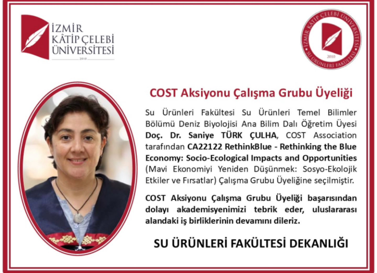 İKÇÜ’lü Bilim İnsanı Doç. Dr. Çulha, COST Aksiyonunda Çalışma Grubu Üyeliğine Seçildi