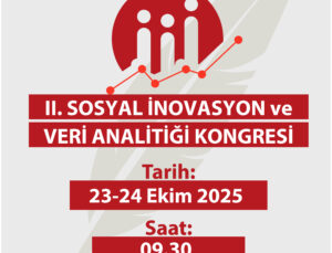 2. Uluslararası Sosyal İnovasyon ve Veri Analitiği Kongresi İçin Geri Sayım Başladı