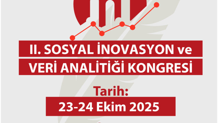 2. Uluslararası Sosyal İnovasyon ve Veri Analitiği Kongresi İçin Geri Sayım Başladı