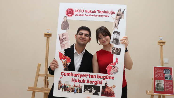 İKÇÜ SKS Hukuk Topluluğu’ndan “Cumhuriyet ve Hukuk Sergisi”