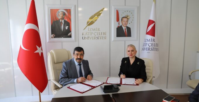 İKÇÜ-Karşıyaka Cihat Kora Anadolu Lisesi Arasında İş Birliği Protokolü