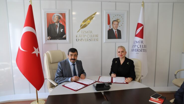 İKÇÜ-Karşıyaka Cihat Kora Anadolu Lisesi Arasında İş Birliği Protokolü