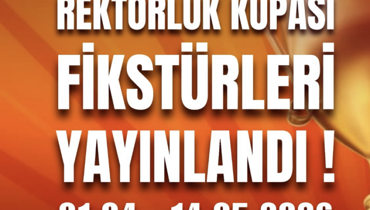 Geleneksel İKÇÜ Rektörlük Kupası Müsabakaları İçin Geri Sayım Başladı