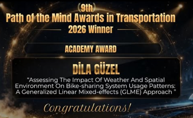 Sürdürülebilir Ulaşımda İKÇÜ Vizyonu: Avrupa Akıllı Ulaşım Kongresi’nde Akademik Ödül