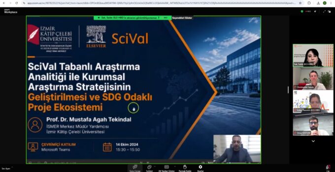 SciVal Kullanıcı Buluşması’nda İKÇÜ’nün SDG Odaklı Proje Ekosistemi Anlatıldı