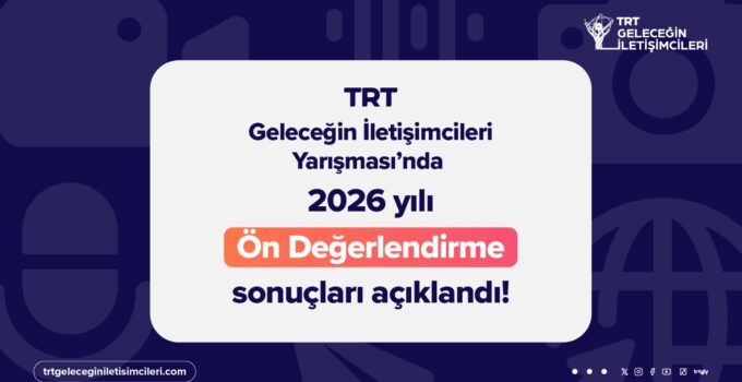 İKÇÜ Medya ve İletişim Bölümü TRT Geleceğin İletişimcileri Yarışması’nda Finalde