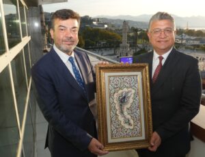 Rektör Prof. Dr. Mustafa Balcı’ya Kütahya Dumlupınar Üniversitesi Rektöründen Nezaket Ziyareti